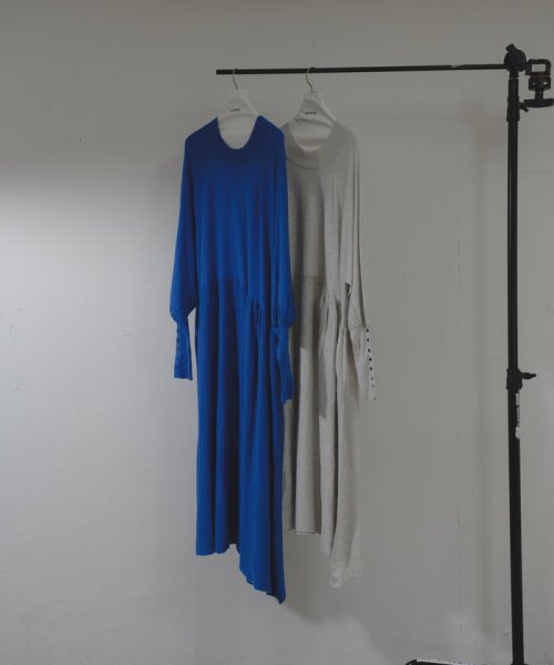 PAL OUTLET(パル　アウトレット)/【Pasterip】Asymmetry loose knit dress/img21