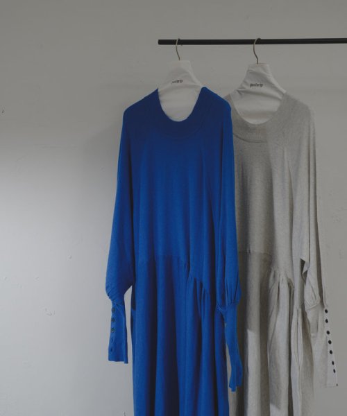 PAL OUTLET(パル　アウトレット)/【Pasterip】Asymmetry loose knit dress/img22