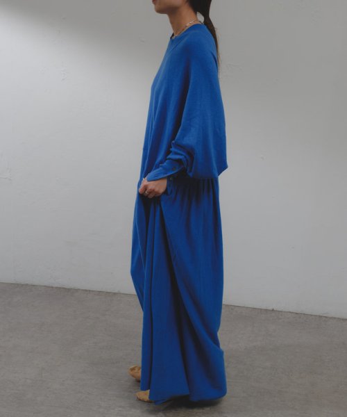 PAL OUTLET(パル　アウトレット)/【Pasterip】Asymmetry loose knit dress/img24