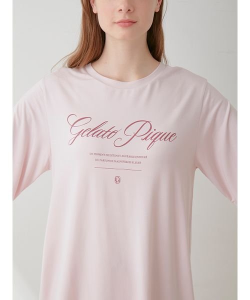 gelato pique(gelato pique)/【母の日】レーヨンロゴTシャツ/img11