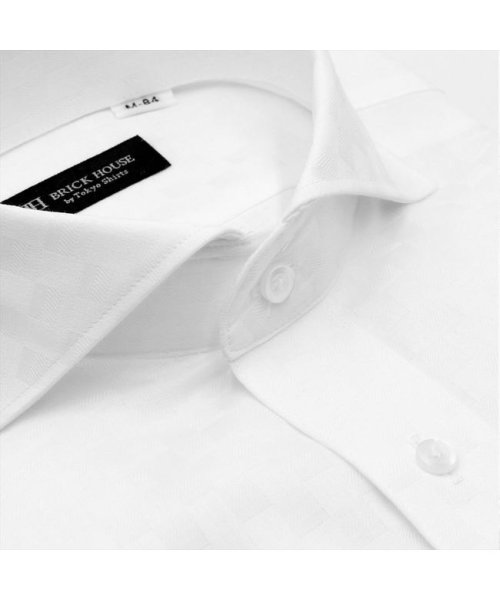 TOKYO SHIRTS(TOKYO SHIRTS)/形態安定 ホリゾンタルワイドカラー 長袖 ワイシャツ/img02