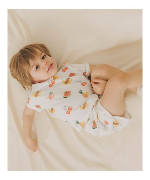 gelato pique Kids＆Baby(gelato pique Kids＆Baby)/【接触冷感】【BABY】フルーツアニマル柄Tシャツ/img02