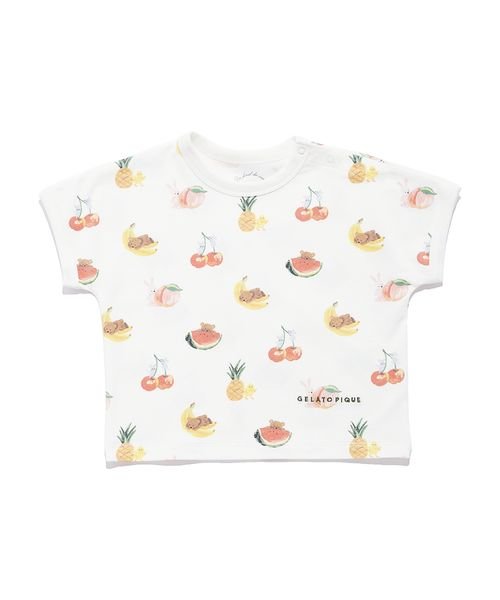 gelato pique Kids＆Baby(gelato pique Kids＆Baby)/【接触冷感】【BABY】フルーツアニマル柄Tシャツ/img05