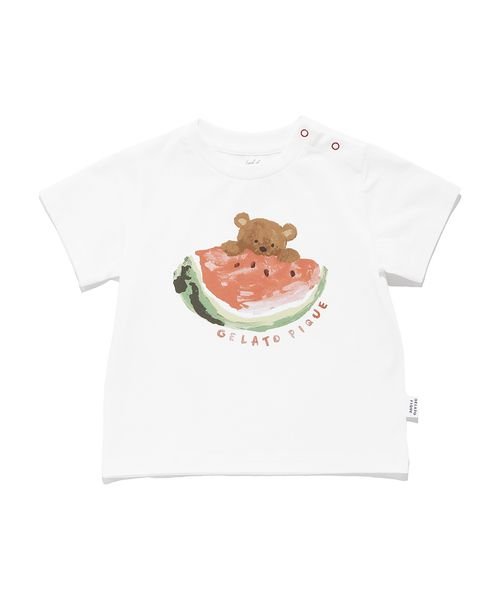 gelato pique Kids＆Baby(gelato pique Kids＆Baby)/【接触冷感】【BABY】フルーツアニマルワンポイントTシャツ/img04