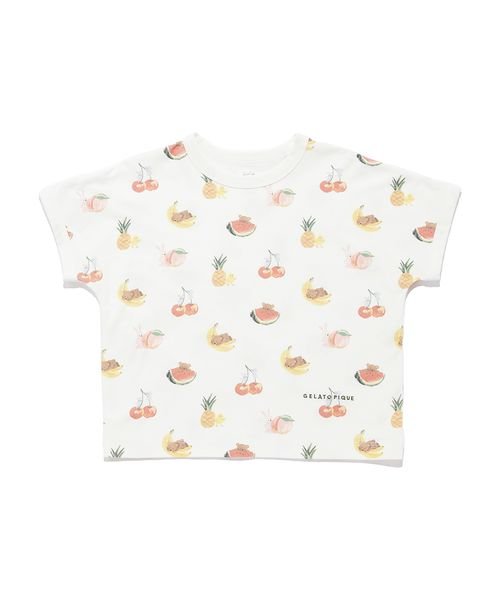 gelato pique Kids＆Baby(gelato pique Kids＆Baby)/【接触冷感】【KIDS】フルーツアニマル柄Tシャツ/img06