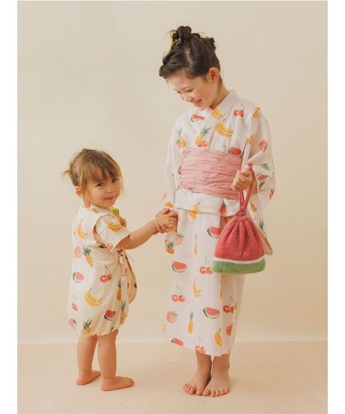 gelato pique Kids＆Baby(gelato pique Kids＆Baby)/【ONLINE限定】【KIDS】フルーツ柄浴衣セット/img02