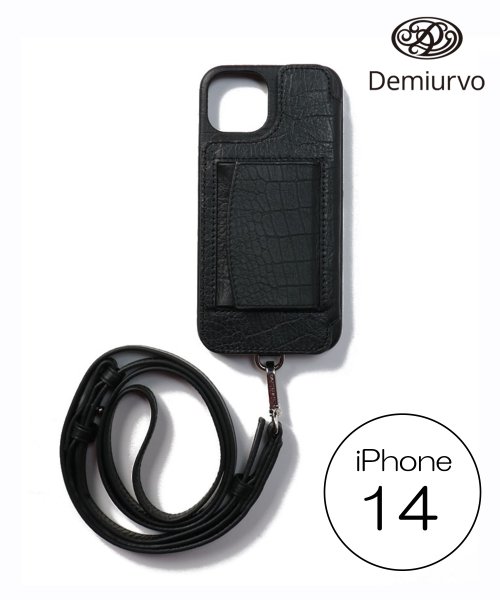 Demiu(Demiu)/【Demiu / デミュ】POCHE iPhone14  iPhoneケース アイフォンケース 手帳型 レザー 本革 牛革 ストラップ付/img32