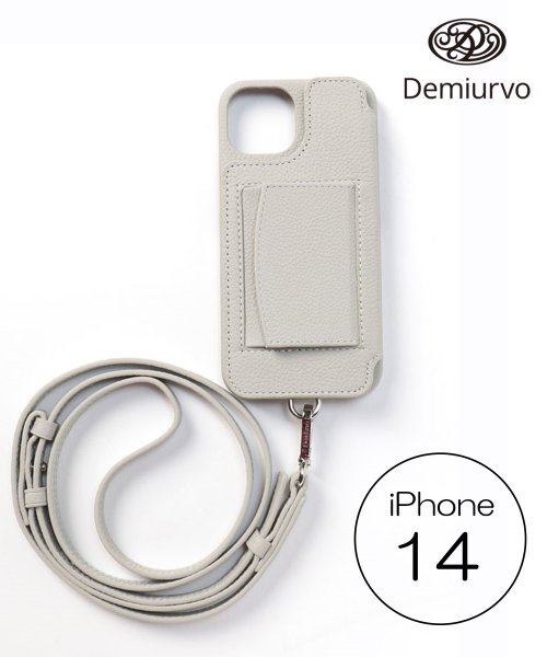 Demiu(Demiu)/【Demiu / デミュ】POCHE iPhone14  iPhoneケース アイフォンケース 手帳型 レザー 本革 牛革 ストラップ付/img38