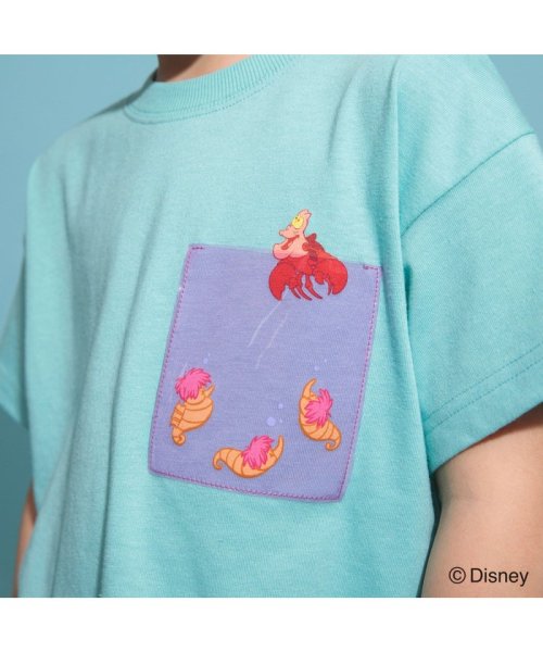 BRANSHES(ブランシェス)/【Disney】リトルマーメイド：PVCポケット半袖Tシャツ/img05