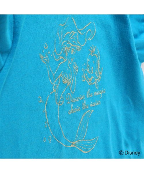 BRANSHES(ブランシェス)/【Disney】リトルマーメイド：アリエル / 肩あき半袖Tシャツ/img13