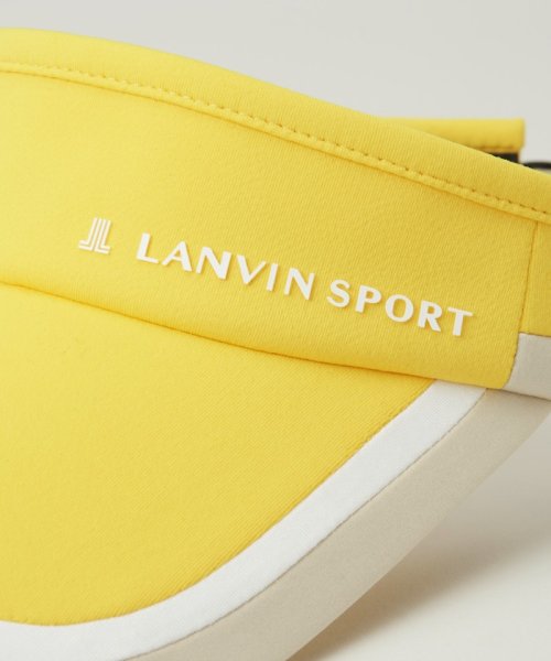 LANVIN SPORT(ランバン スポール)/ラインデザインサンバイザー【UV/リボン取り外し可】/img11