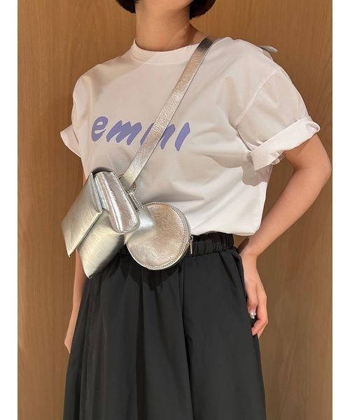 emmi atelier(emmi　atelier)/【emmi atelier】ペイントemmiロゴTシャツ/img16