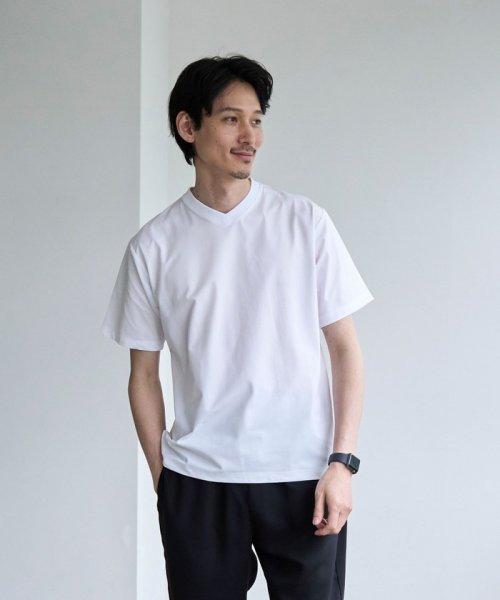 coen(coen)/【RONEL】スタンダードVネックTシャツ/img03