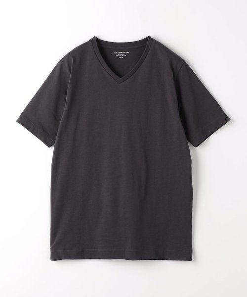 green label relaxing(グリーンレーベルリラクシング)/スパニッシュピマ ミックス Vネック Tシャツ/img15