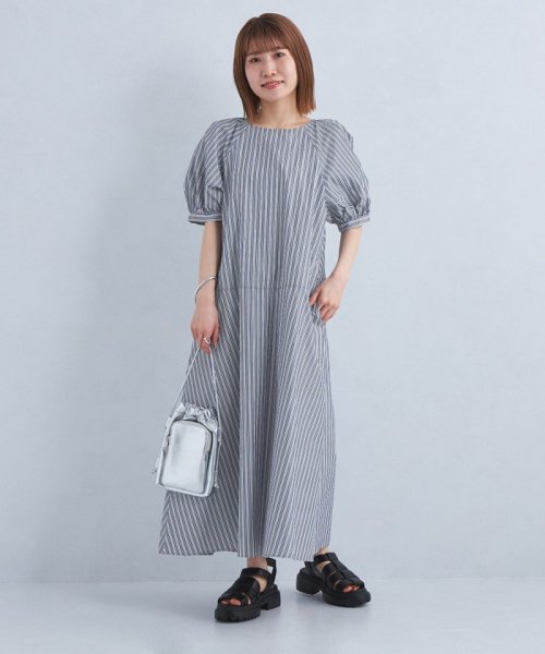 ［size SHORT/TALLあり］ドビー ストライプ コンシャス ワンピース －マシンウォッシャブル－ －マシンウォッシャブル－ ワンピース ［size コンシャス ストライプ SHORT/TALLあり］ドビー L1222644536(9295円)