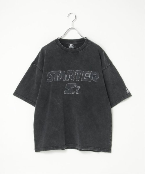 VENCE　EXCHANGE(ヴァンス　エクスチェンジ)/STARTER BLACK LABEL スターターブラックレーベル ケミカル加工Tシャツ/img02