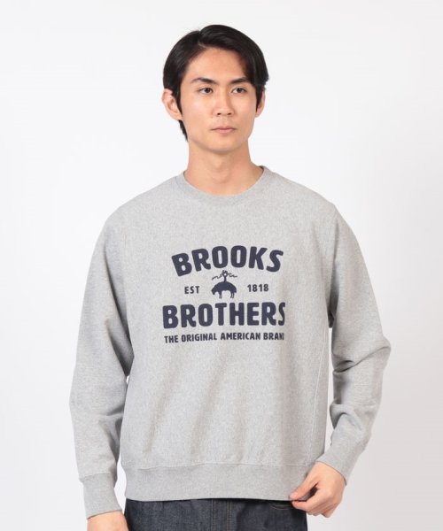 Brooks Brothers(ブルックス ブラザーズ（メンズ）)/【WEB限定】SS24 LOGO Series ロゴプリント スウェットシャツ/img01