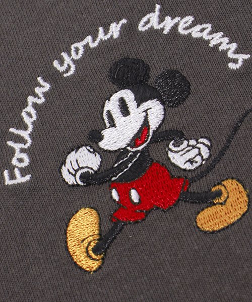 DISNEY(DISNEY)/【DISNEY/ディズニー】ミッキーマウスワンポイント刺繍Ｔシャツ/img13