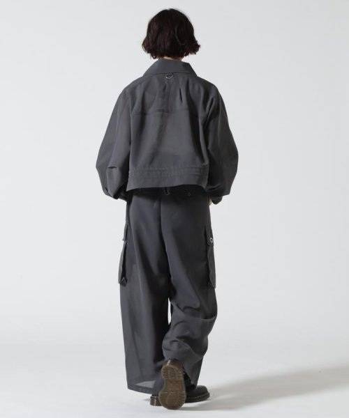 Schott(ショット)/Women's/×RUMBLE RED/ランブルレッド/SLUB CHIFFON CARGO PANTS/スラブシフォン カーゴパンツ/img18