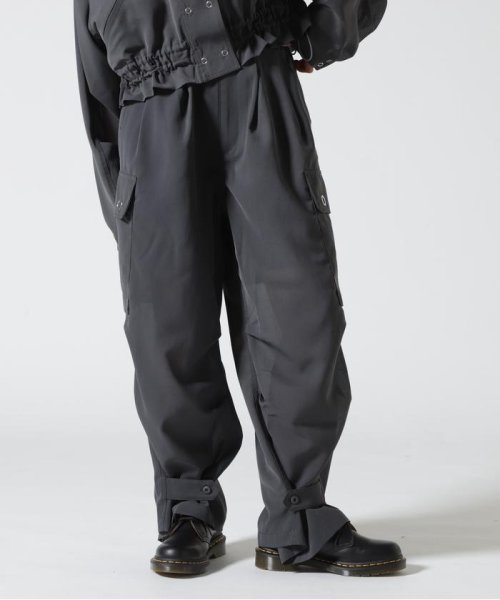 Schott(ショット)/Women's/×RUMBLE RED/ランブルレッド/SLUB CHIFFON CARGO PANTS/スラブシフォン カーゴパンツ/img19