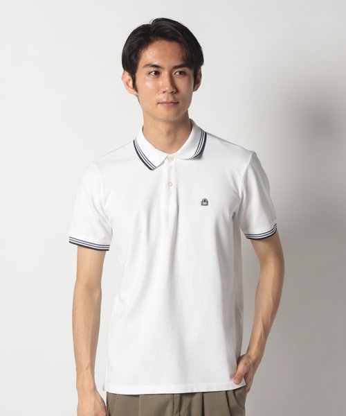 BENETTON (mens)(ベネトン（メンズ）)/ブランドロゴパッチ付きストレッチ半袖ポロシャツ/img21