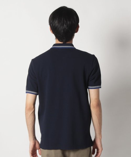 BENETTON (mens)(ベネトン（メンズ）)/ブランドロゴパッチ付きストレッチ半袖ポロシャツ/img18