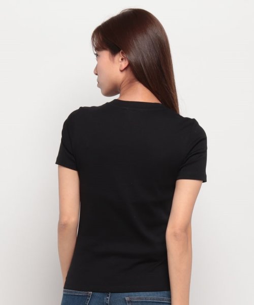 BENETTON (women)(ベネトン（レディース）)/ロゴ刺繍入りUネック半袖Tシャツ・カットソー/img06