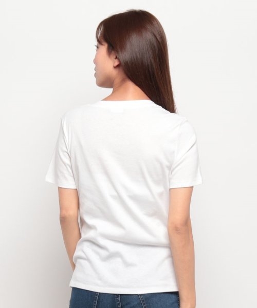BENETTON (women)(ベネトン（レディース）)/ロゴ刺繍入りUネック半袖Tシャツ・カットソー/img14