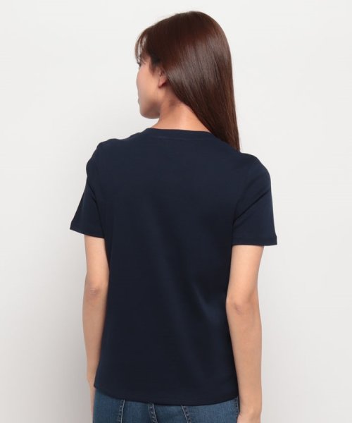 BENETTON (women)(ベネトン（レディース）)/ロゴ刺繍入りUネック半袖Tシャツ・カットソー/img35