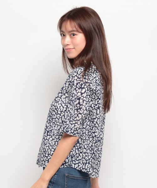 BENETTON (women)(ベネトン（レディース）)/コットン100%総柄プリント半袖シャツ・ブラウス/img45