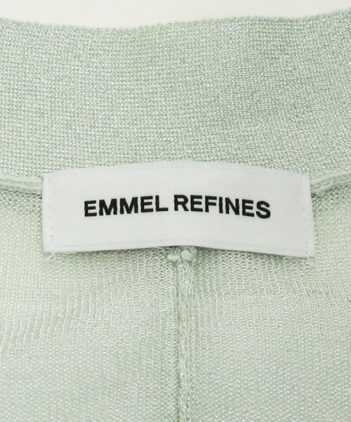 EMMEL REFINES(エメル リファインズ)/＜EMMEL REFINES＞EM HW シアーラメ Vネック カーディガン/img17