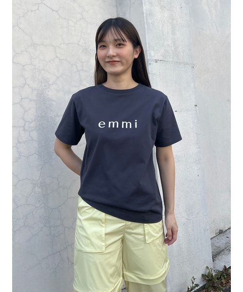 emmi atelier(emmi　atelier)/【ONLINE限定】eco emmiロゴバックシャンTシャツ/img19