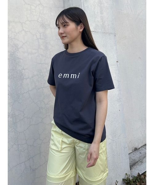 emmi atelier(emmi　atelier)/【ONLINE限定】eco emmiロゴバックシャンTシャツ/img20
