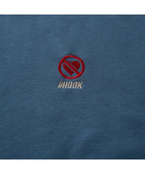 HOOK(HOOK（フック）)/HOOK －original－　配色ワンポイント刺繍飾りステッチサイドラインスウェット　 セットアップ可能/img34