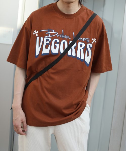 HOOK(HOOK（フック）)/【HOOK】個性派スケルトンバックプリント半袖ビッグTシャツ/img02