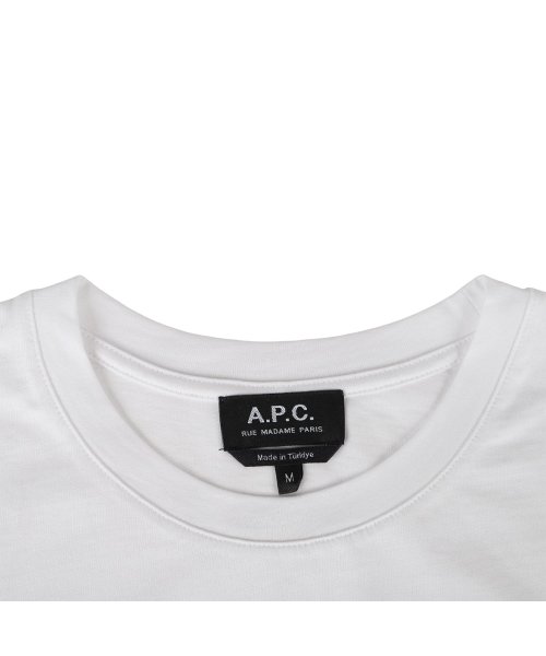 A.P.C.(アーペーセー)/A.P.C. アーペーセー Tシャツ 半袖 メンズ V.P.C. H ブラック ベージュ ダーク ネイビー 黒 COBQX－H26943/img04