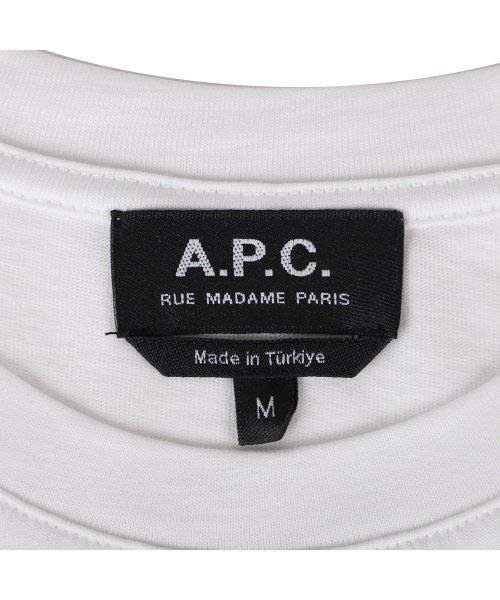 A.P.C.(アーペーセー)/A.P.C. アーペーセー Tシャツ 半袖 メンズ V.P.C. H ブラック ベージュ ダーク ネイビー 黒 COBQX－H26943/img07