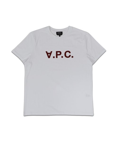 A.P.C.(アーペーセー)/A.P.C. アーペーセー Tシャツ 半袖 メンズ V.P.C. H ブラック ベージュ ダーク ネイビー 黒 COBQX－H26943/img09