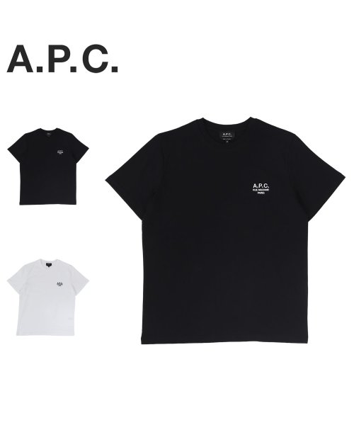 A.P.C.(アーペーセー)/A.P.C. アーペーセー Tシャツ 半袖 メンズ RAYMOND ブラック ホワイト 黒 白 COEZC－H26840/img01