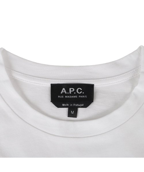 A.P.C.(アーペーセー)/A.P.C. アーペーセー Tシャツ 半袖 メンズ ITEM ホワイト 白 COFBT－H26904/img03