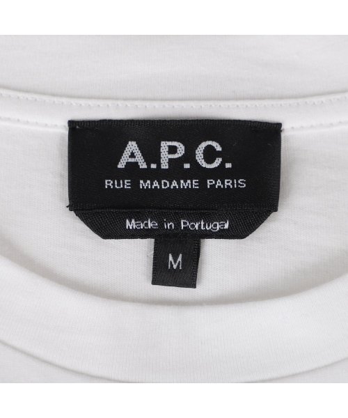 A.P.C.(アーペーセー)/A.P.C. アーペーセー Tシャツ 半袖 メンズ ITEM ホワイト 白 COFBT－H26904/img06