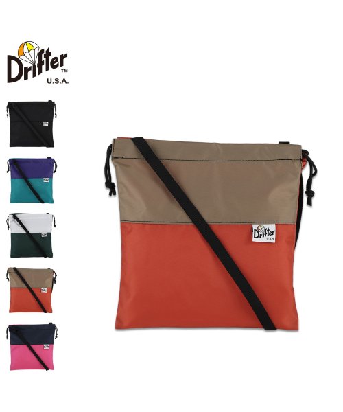 Drifter(ドリフター)/ Drifter ドリフター バッグ ショルダーバッグ ポーチ 小物入れ メンズ レディース 斜め掛け 2WAY PELEE POUCH ブラック ブルー グリ/img01