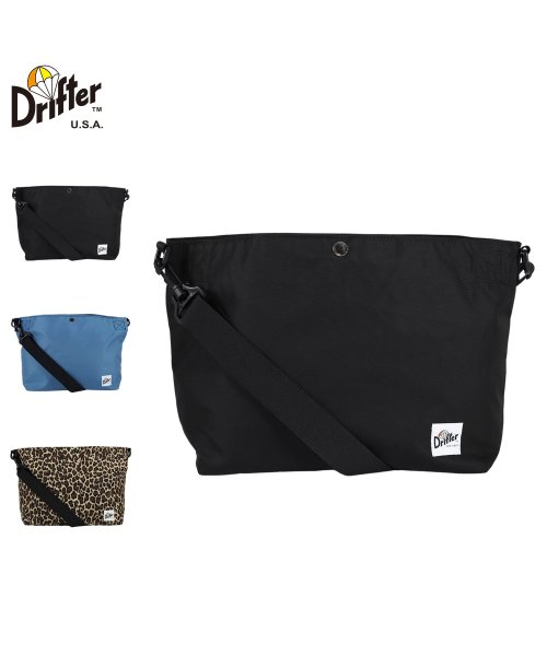 Drifter(ドリフター)/ Drifter ドリフター バッグ ショルダーバッグ ハンドバッグ メンズ レディース 斜め掛け 2WAY CARRY ALL BAG ブラック ブルー レオ/img01