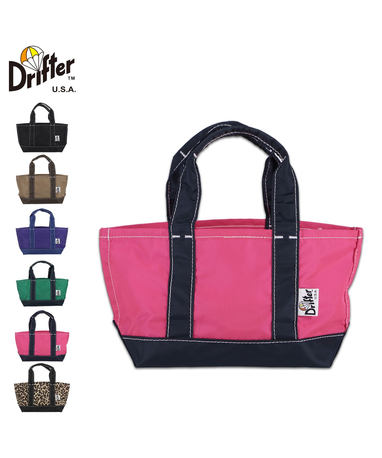 Drifter ドリフター バッグ トートバッグ ミニ メンズ レディース BUCKEYE MINI TOTE ブラック ブラウン パープル グリーン  ピンク(506051226) | ドリフター(Drifter) - MAGASEEK