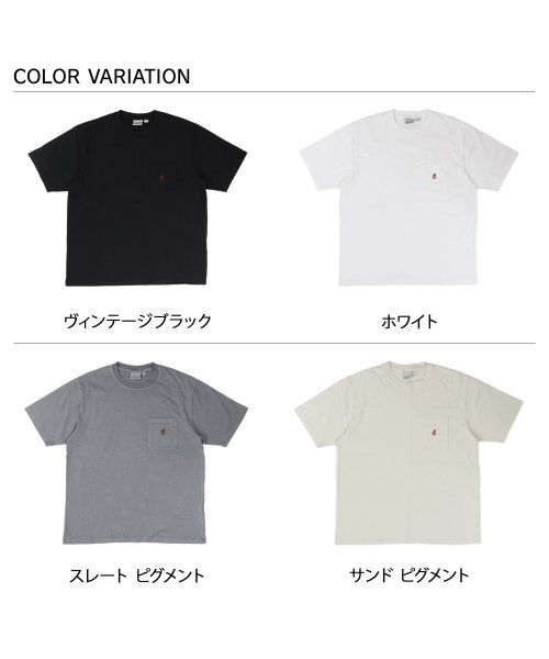 GRAMICCI(グラミチ)/グラミチ GRAMICCI Tシャツ 半袖 ワンポイント メンズ レディース ONE POINT TEE ブラック ホワイト グレー 黒 白 G304－OGJ/img02
