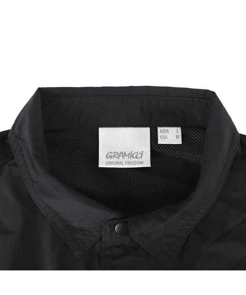 GRAMICCI(グラミチ)/グラミチ GRAMICCI シャツ 長袖 ボタンシャツ メンズ ナイロン STANCE SHIRT ブラック 黒 G4SM－J064/img02