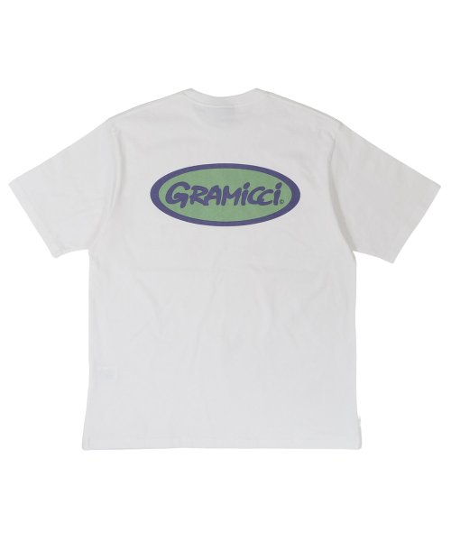 GRAMICCI(グラミチ)/グラミチ GRAMICCI Tシャツ 半袖 オーバル メンズ レディース GRAMICCI OVAL TEE ホワイト 白 G4SU－T077/img01