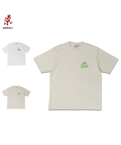GRAMICCI(グラミチ)/グラミチ GRAMICCI Tシャツ 半袖 メンズ レディース PEAK TEE ホワイト ベージュ 白 G4SU－T078/img01