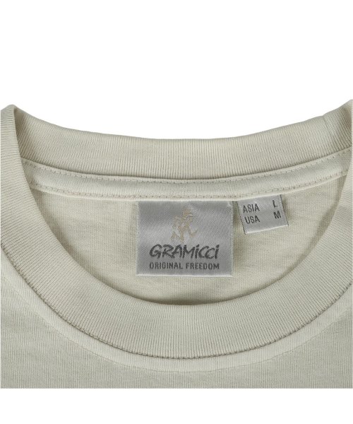 GRAMICCI(グラミチ)/グラミチ GRAMICCI Tシャツ 半袖 メンズ レディース PEAK TEE ホワイト ベージュ 白 G4SU－T078/img04