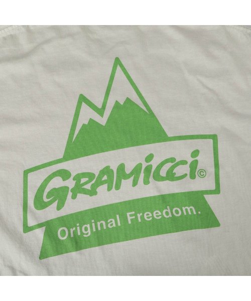 GRAMICCI(グラミチ)/グラミチ GRAMICCI Tシャツ 半袖 メンズ レディース PEAK TEE ホワイト ベージュ 白 G4SU－T078/img09
